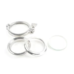 Visor de solda tipo grampo de aço inoxidável sanitário