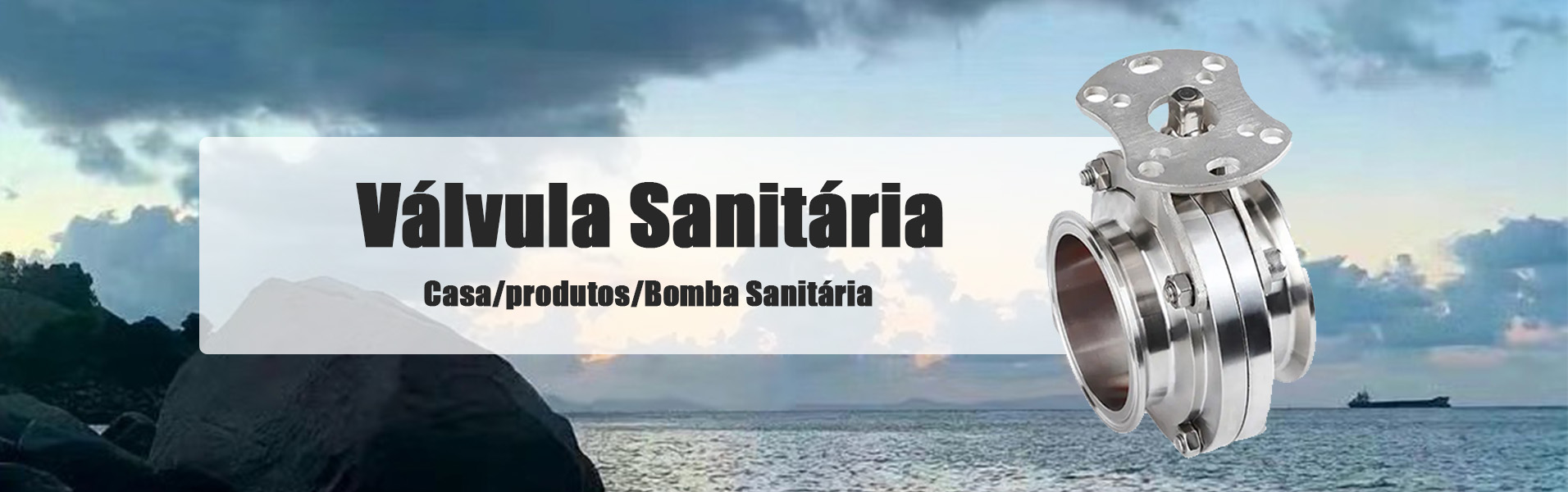 Válvula de esfera sanitária