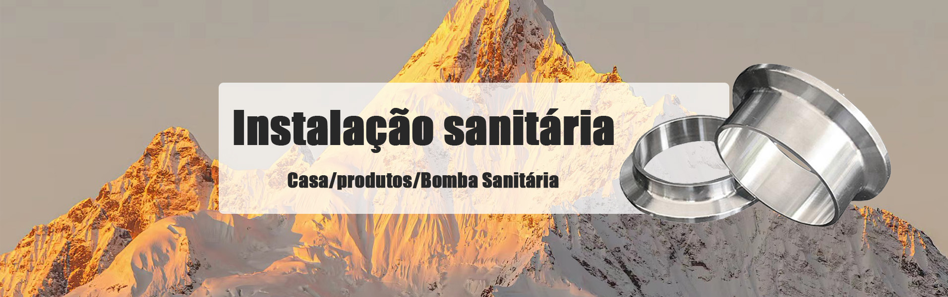 Encaixe de mangueira sanitária